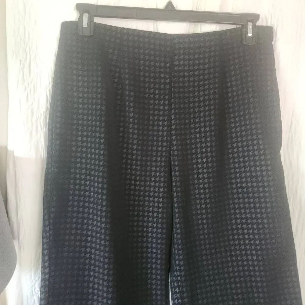 P33 Katherine Stone petite black houndstooth dress pant
